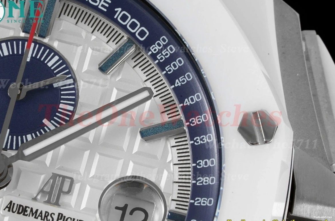 Ceramic Offshore White A3126 RU APF 44mm Oak Royal Stk 0509